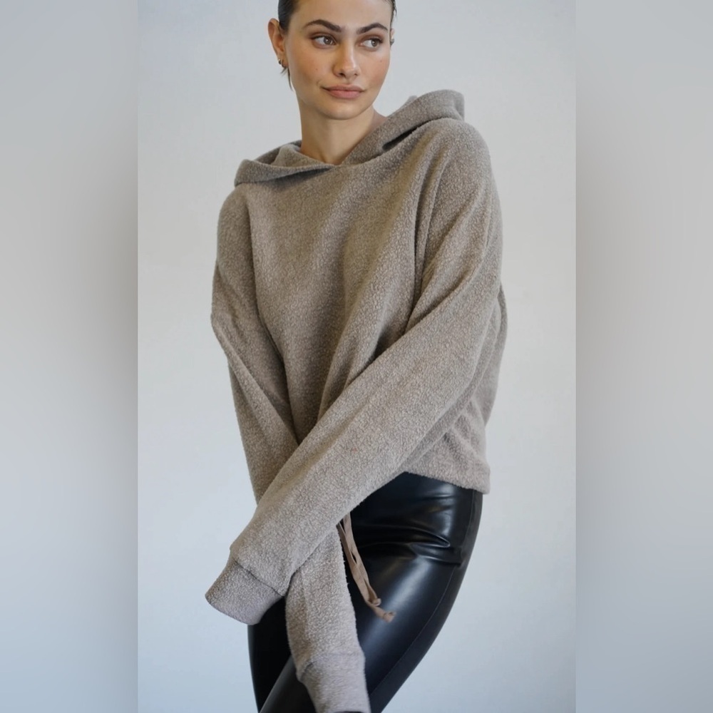 LNA Odin Sherpa fleece hoodie NWT